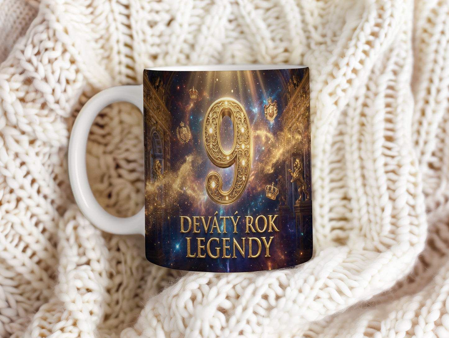 Narozeninový hrnek 9 let – DEVÁTÝ ROK LEGENDY
