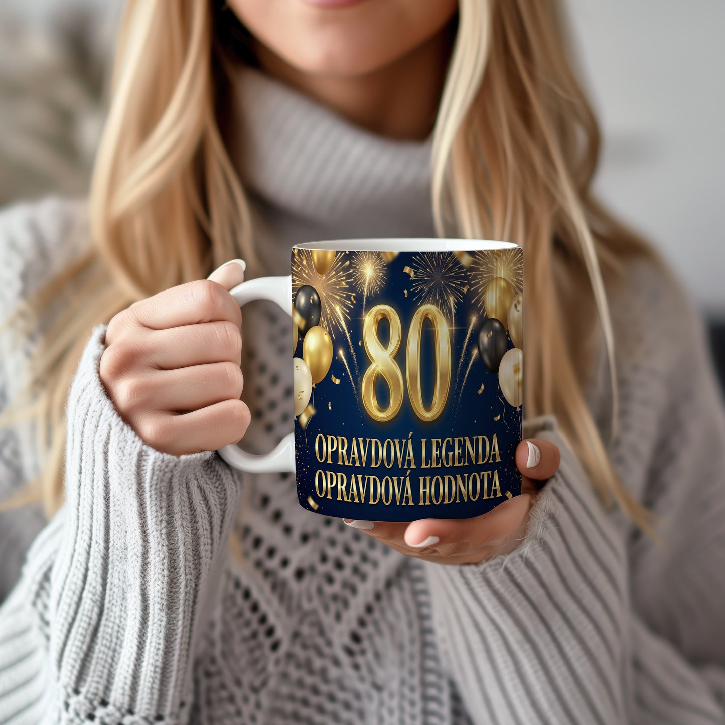 Narozeninový hrnek 80 let – OPRAVDOVÁ LEGENDA OPRAVDOVÁ HODNOTA
