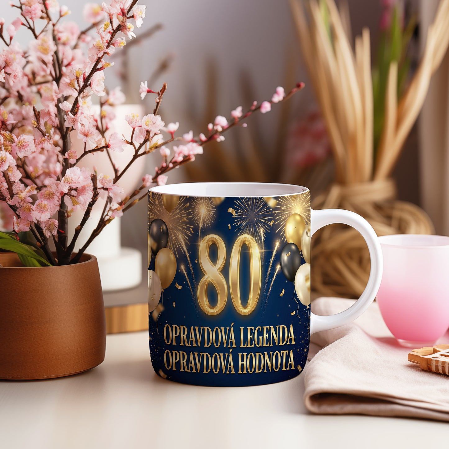 Narozeninový hrnek 80 let – OPRAVDOVÁ LEGENDA OPRAVDOVÁ HODNOTA