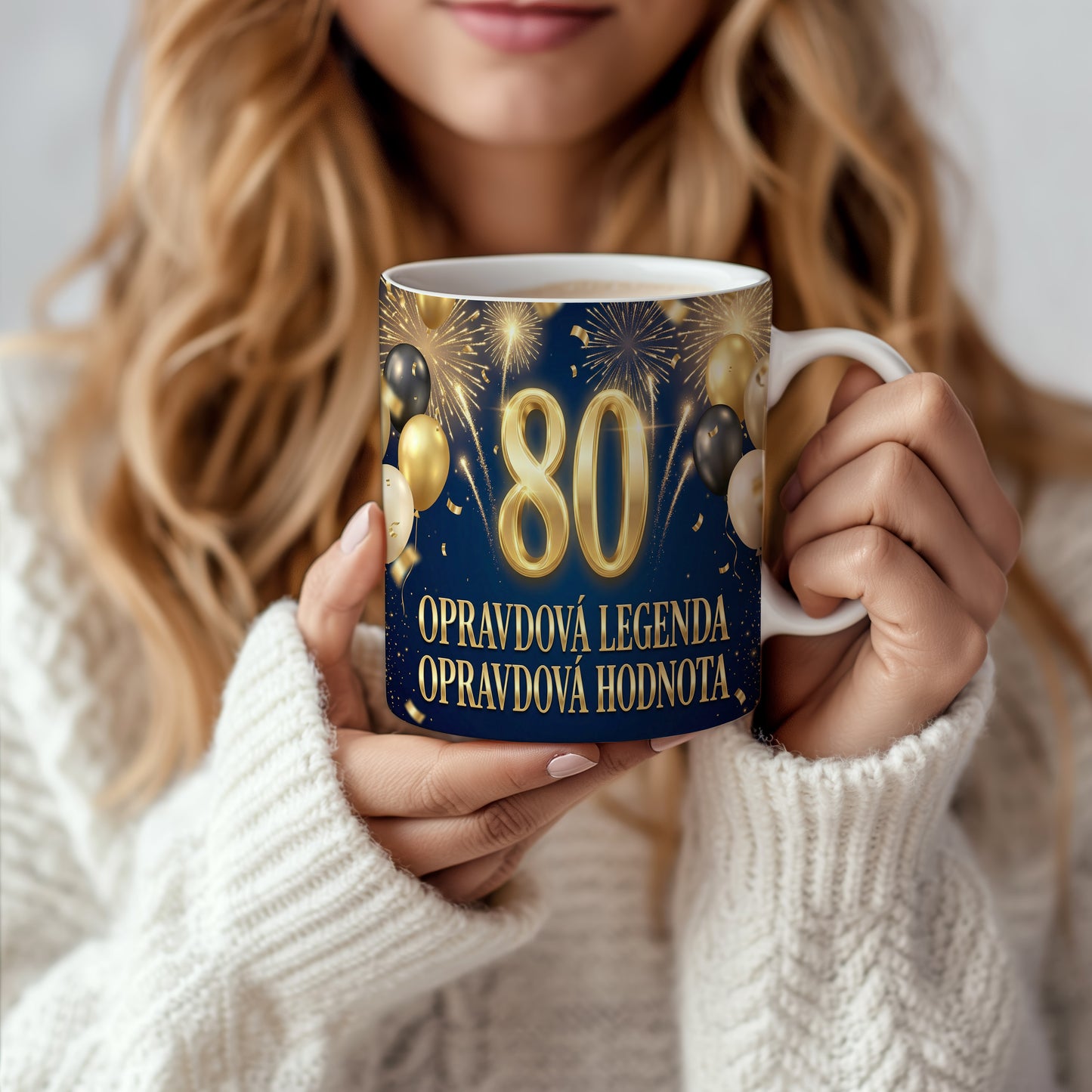 Narozeninový hrnek 80 let – OPRAVDOVÁ LEGENDA OPRAVDOVÁ HODNOTA