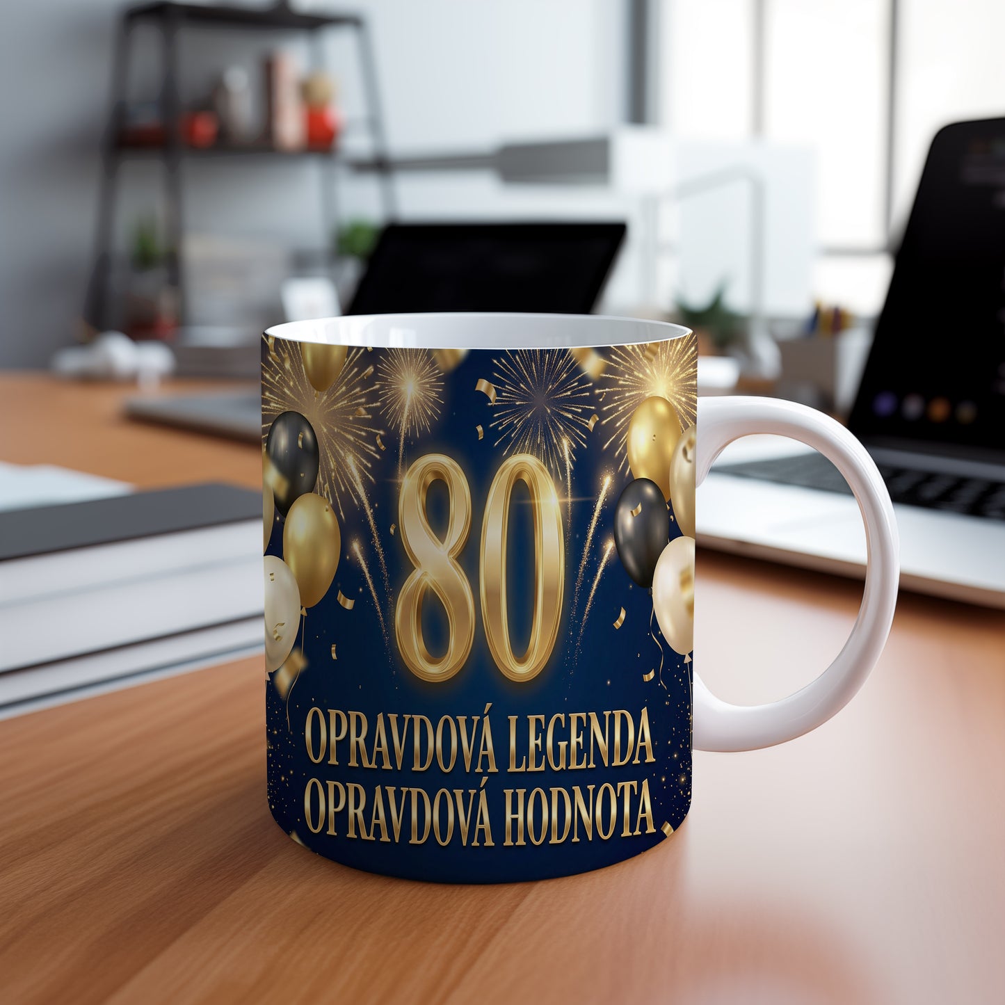 Narozeninový hrnek 80 let – OPRAVDOVÁ LEGENDA OPRAVDOVÁ HODNOTA