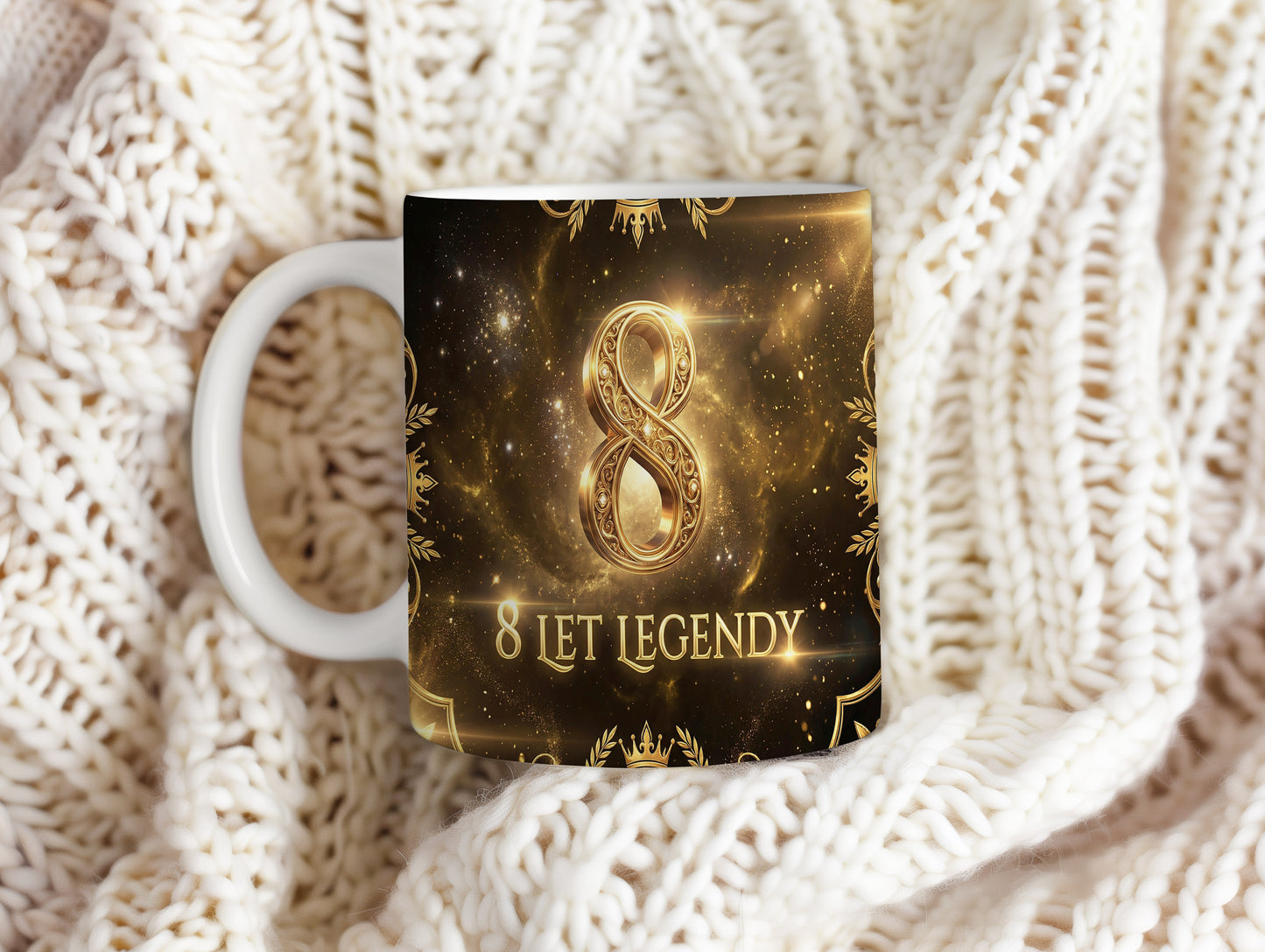 Narozeninový hrnek 8 let – 8 LET LEGENDY