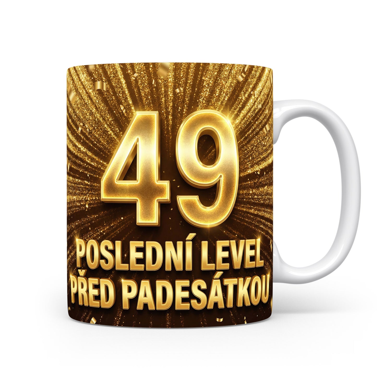 Narozeninový hrnek s věkem 49
