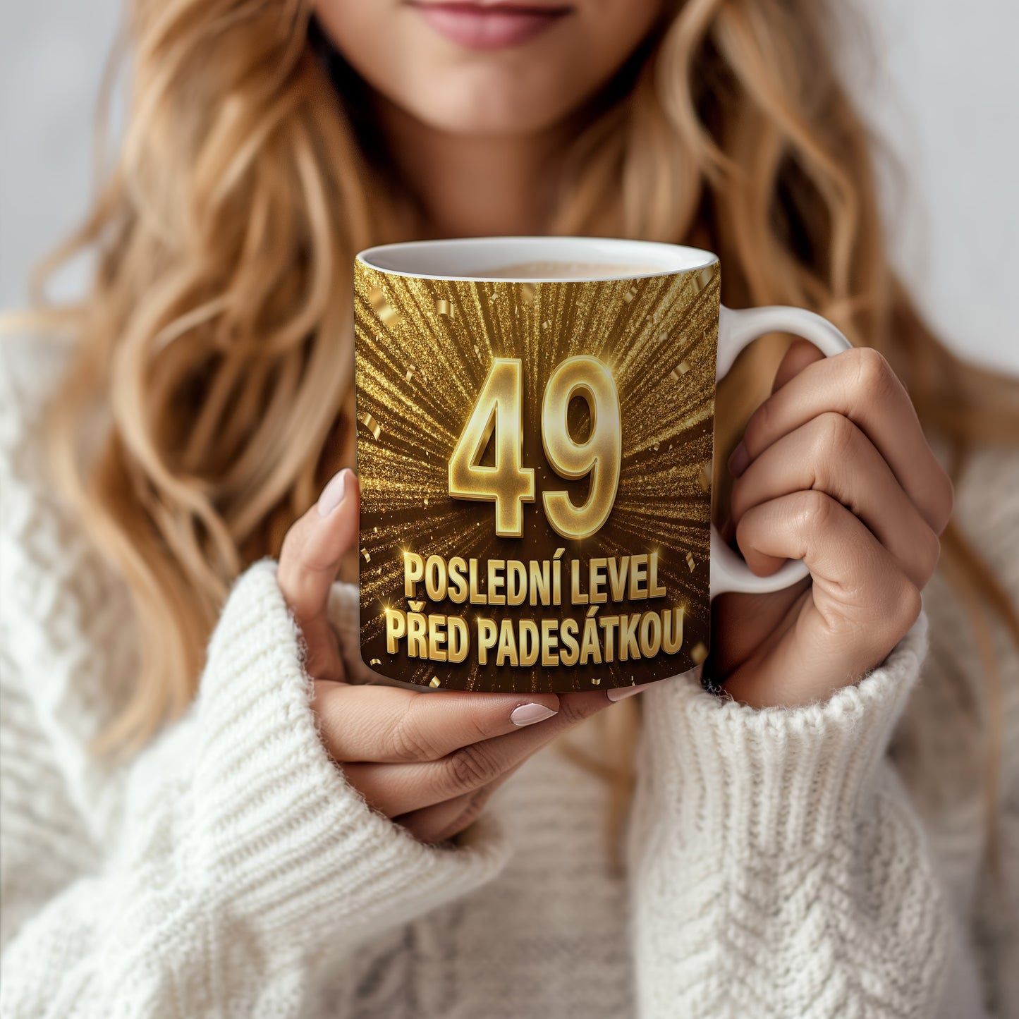 Narozeninový hrnek 49 let – POSLEDNÍ LEVEL PŘED PADESÁTKOU