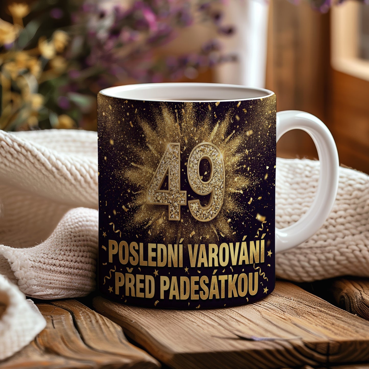 Narozeninový hrnek 49 let – POSLEDNÍ VAROVÁNÍ PŘED PADESÁTKOU
