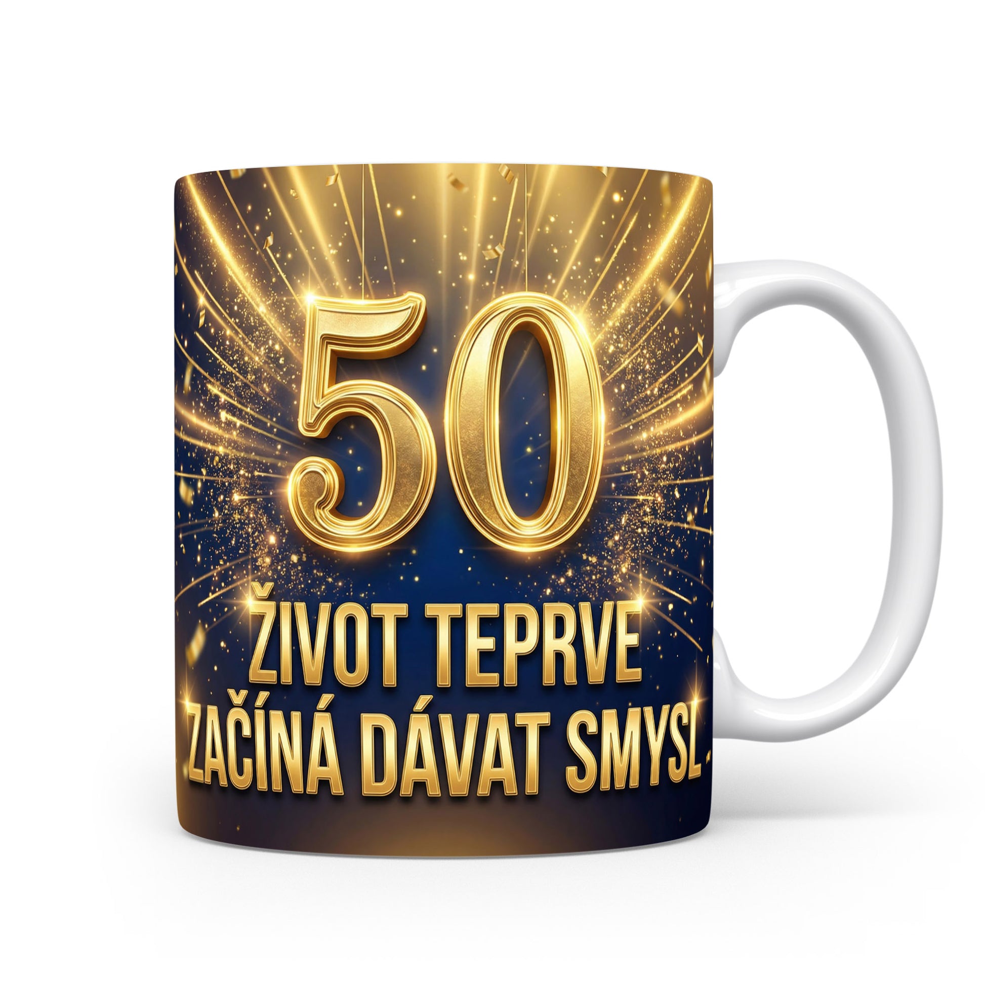 Hrnček s nápisem k 50. narozeninám