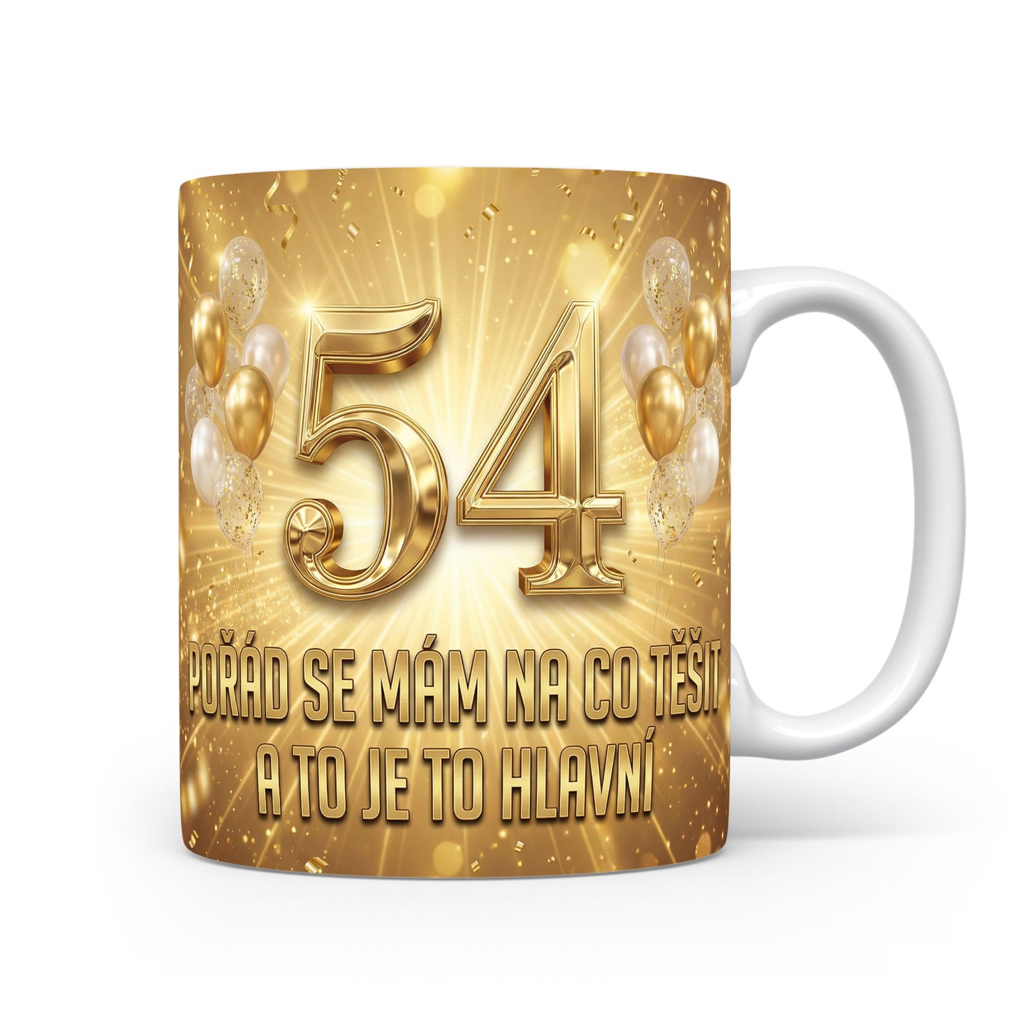 Narozeninový hrnek s číslem 54