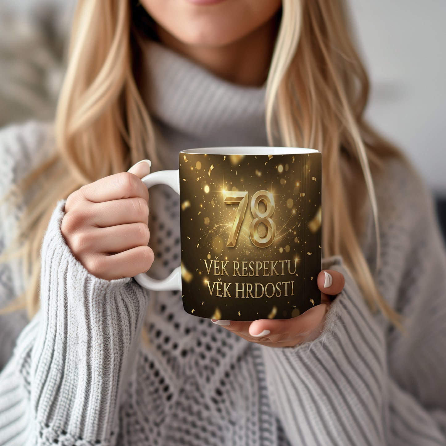 Narozeninový hrnek 78 let – VĚK RESPEKTU VĚK HRDOSTI