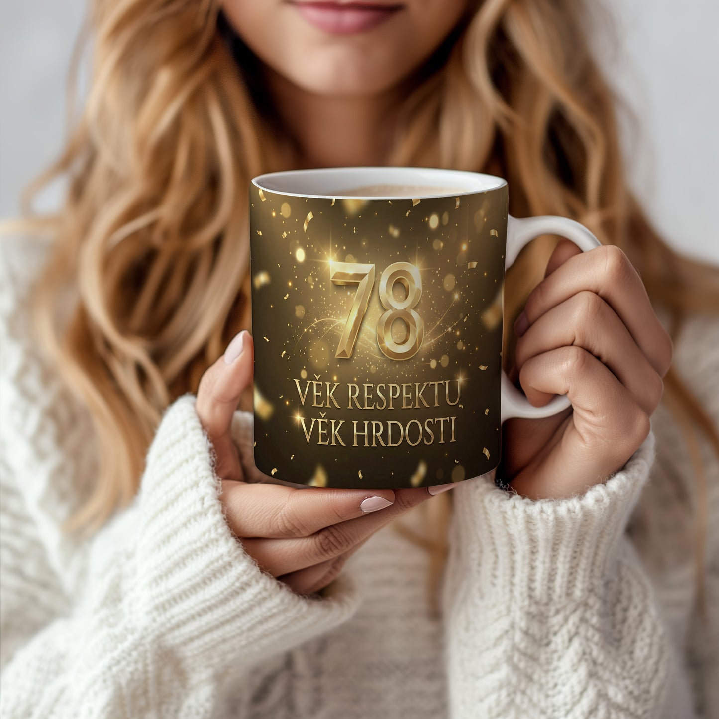 Narozeninový hrnek 78 let – VĚK RESPEKTU VĚK HRDOSTI