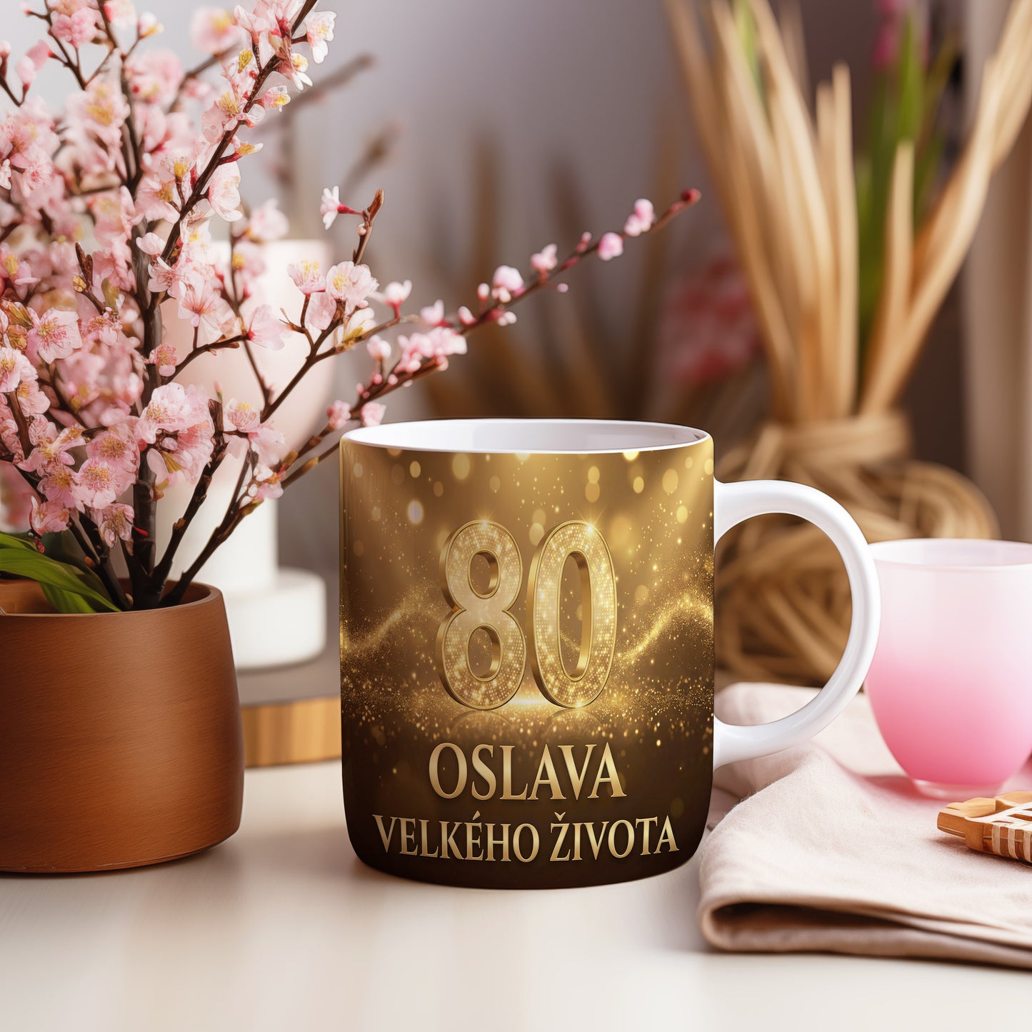 Narozeninový hrnek 80 let – OSLAVA VELKÉHO ŽIVOTA