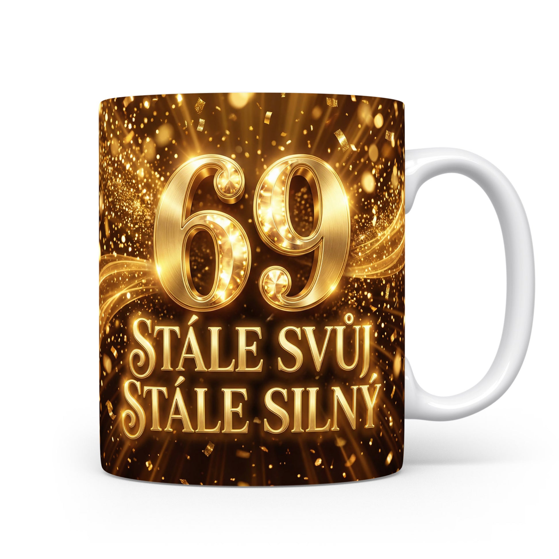 Narozeninový hrnek s číslem 69