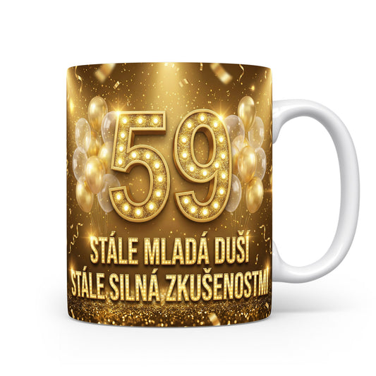Narozeninový hrnek s číslem 59