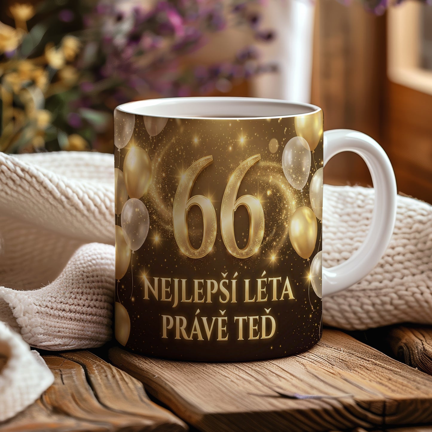 Narozeninový hrnek 66 let – NEJLEPŠÍ LÉTA PRÁVĚ TEĎ
