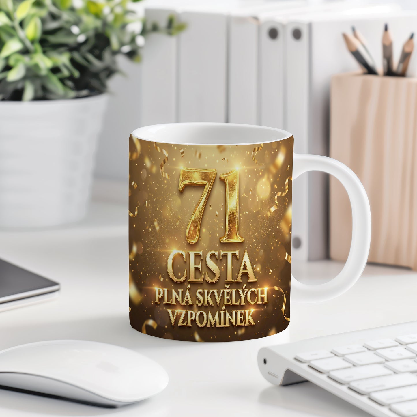Narozeninový hrnek 71 let – CESTA PLNÁ SKVĚLÝCH VZPOMÍNEK