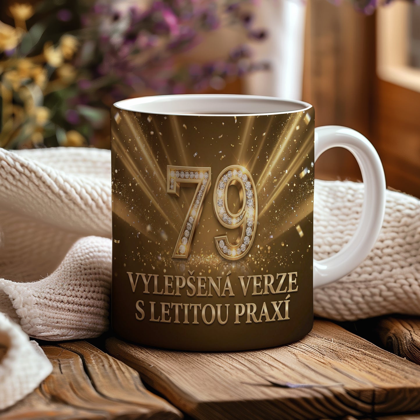 Narozeninový hrnek 79 let – VYLEPŠENÁ VERZE S LETITOU PRAXÍ