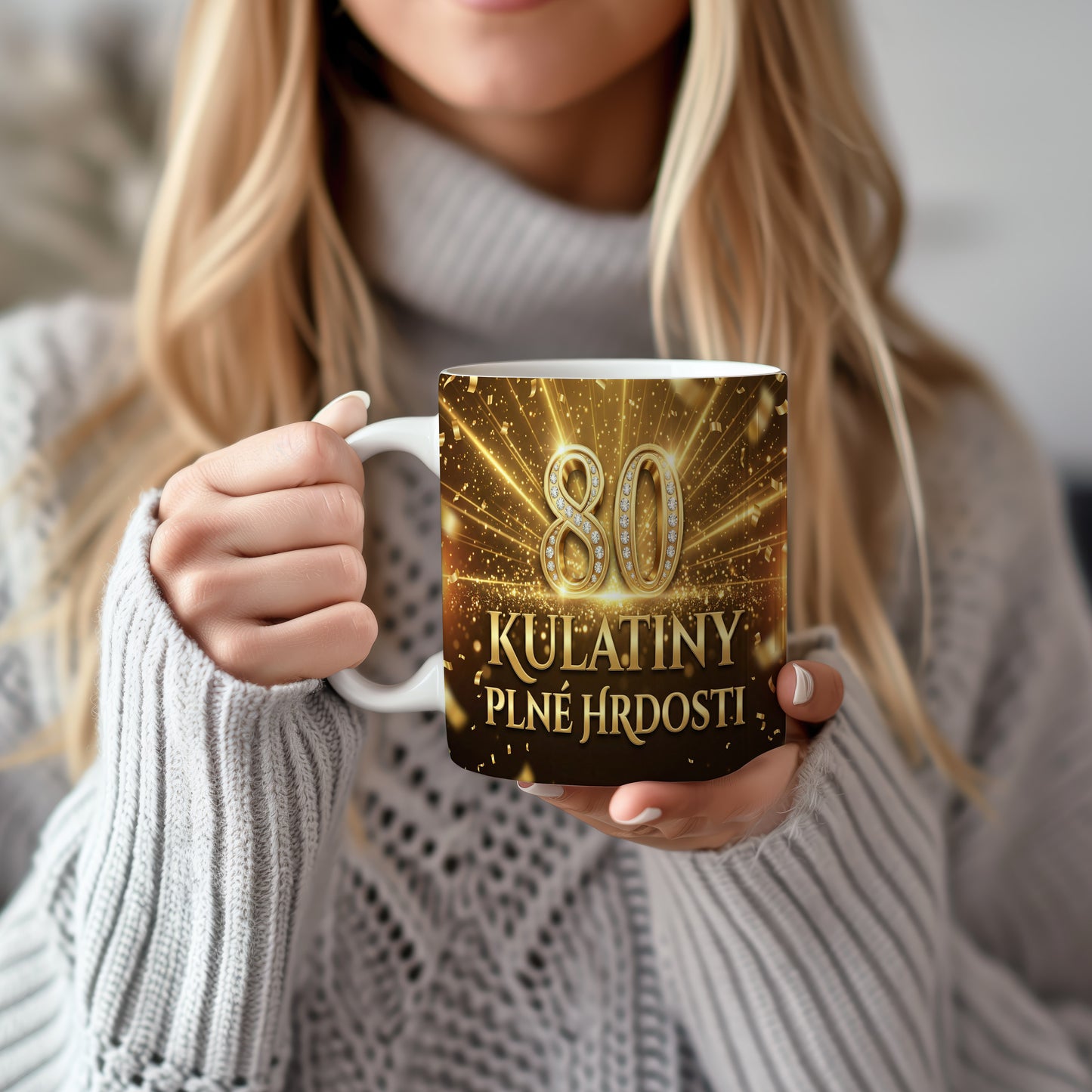 Narozeninový hrnek 80 let – KULATINY PLNÉ HRDOSTI!
