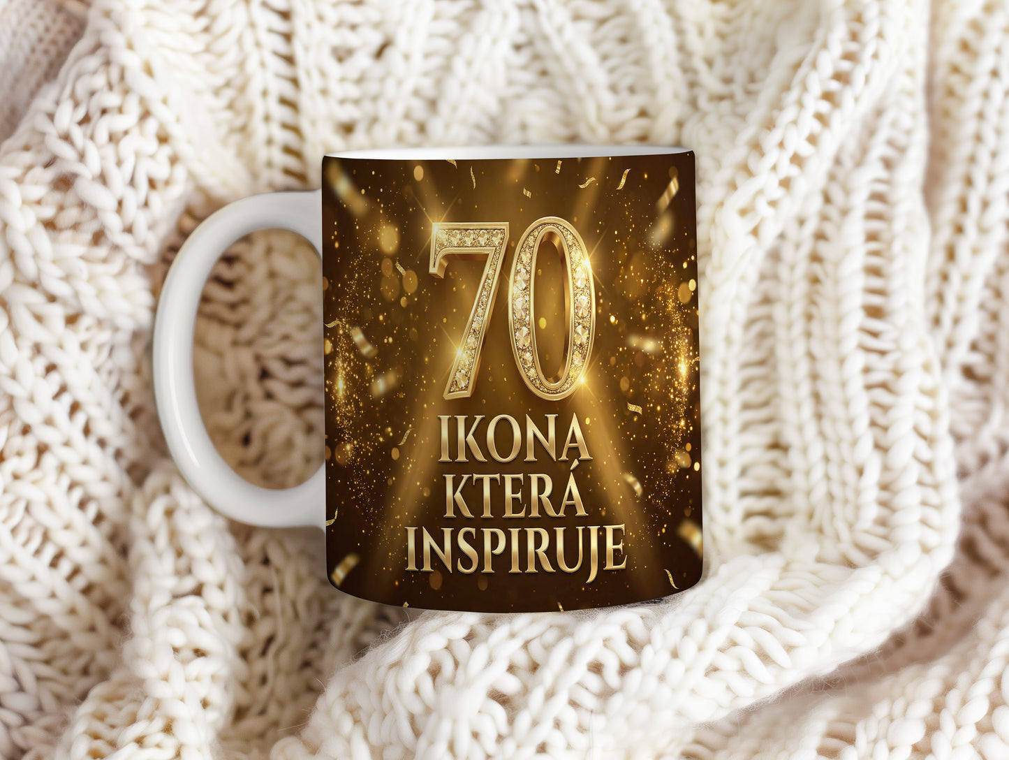 Narozeninový hrnek 70 let – IKONA KTERÁ INSPIRUJE