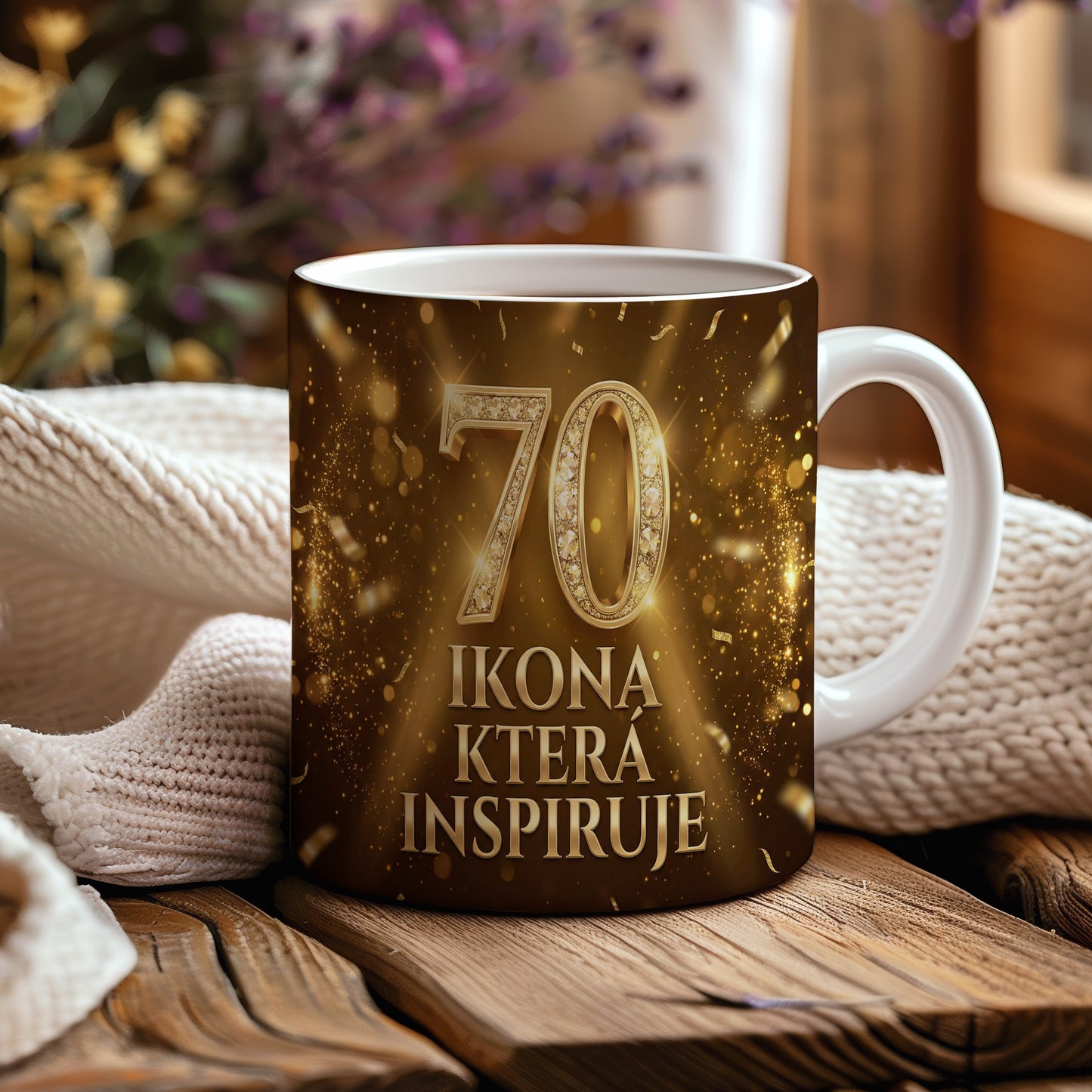 Narozeninový hrnek 70 let – IKONA KTERÁ INSPIRUJE