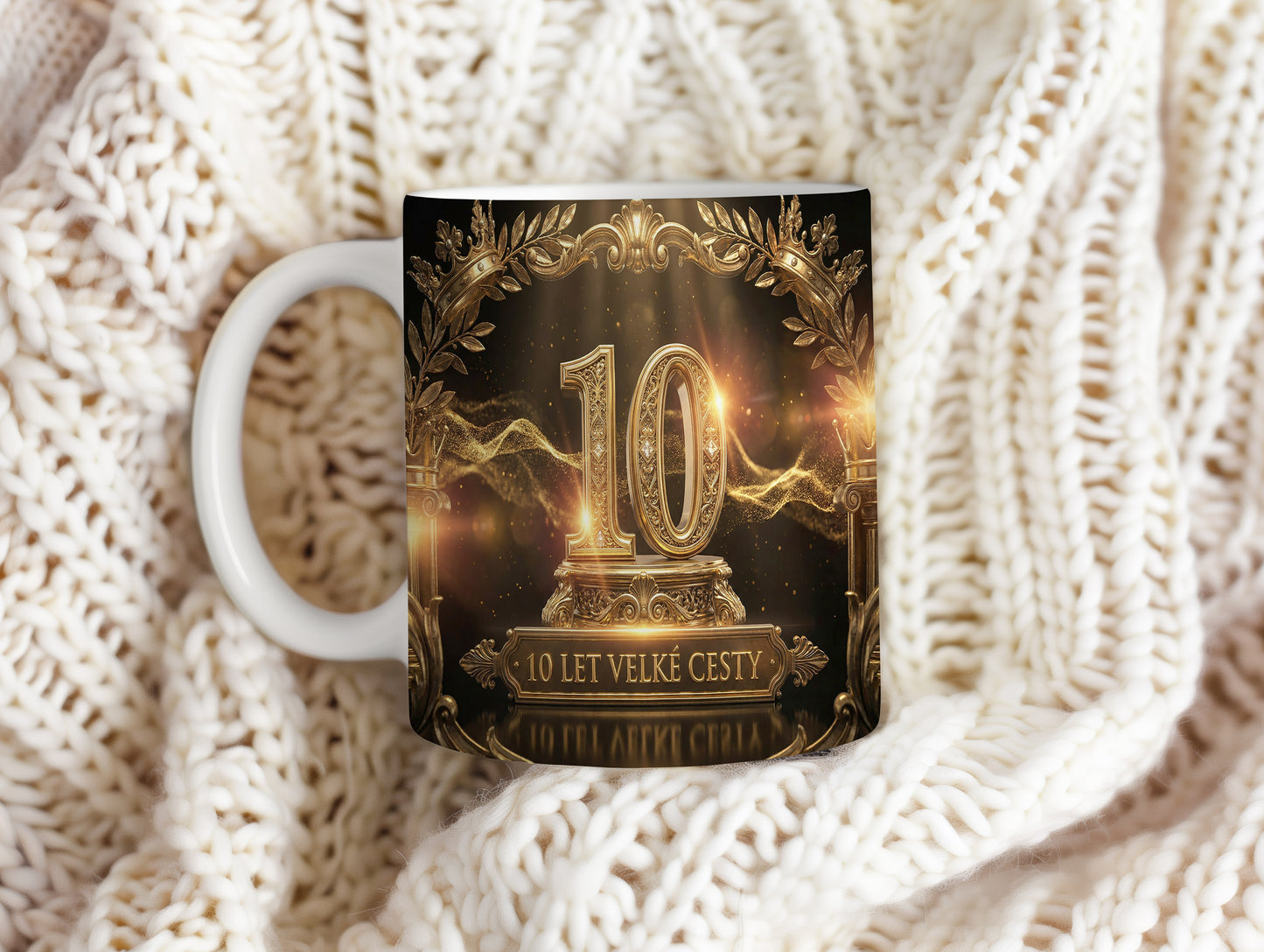 Narozeninový hrnek 10 let – 10 LET VELKÉ CESTY