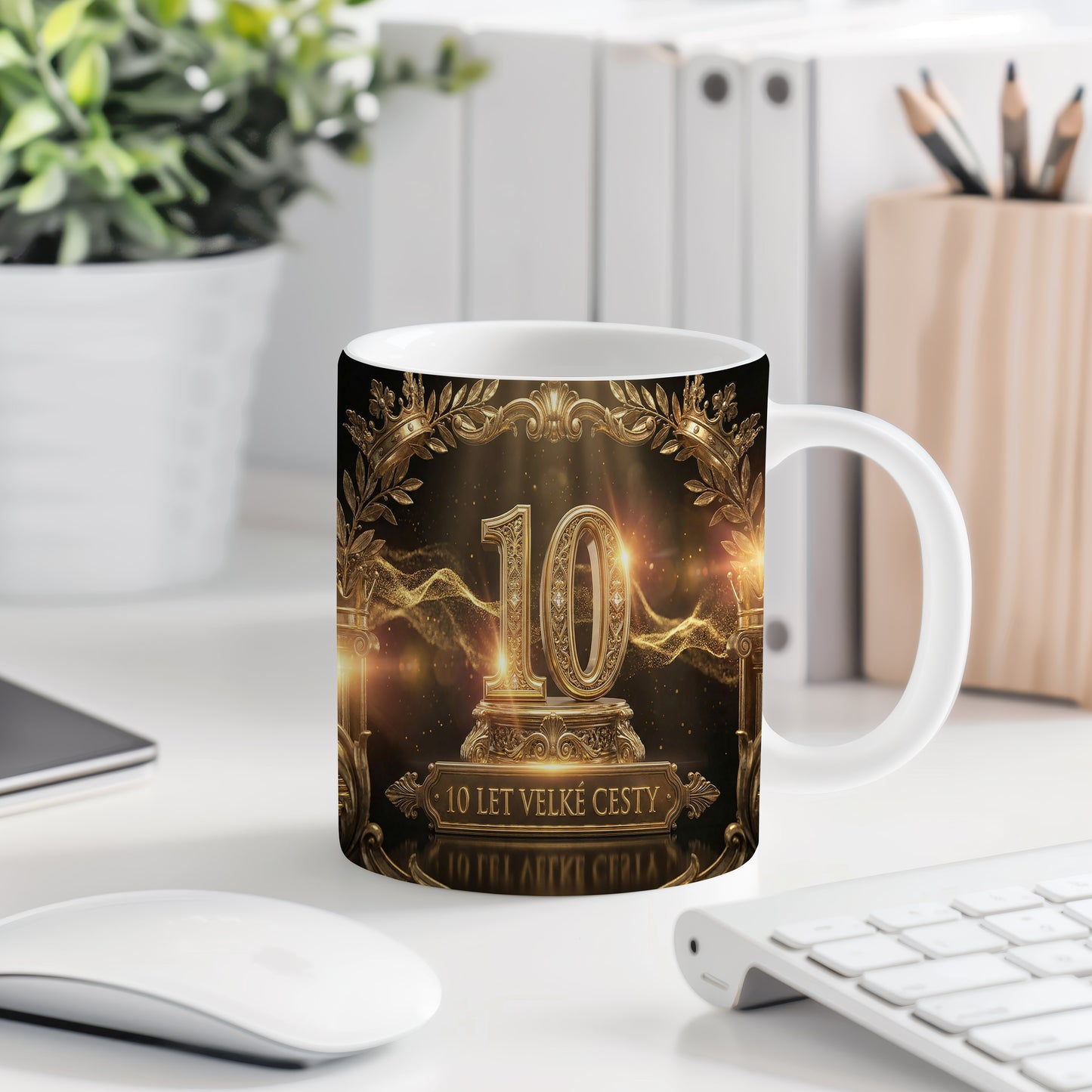 Narozeninový hrnek 10 let – 10 LET VELKÉ CESTY