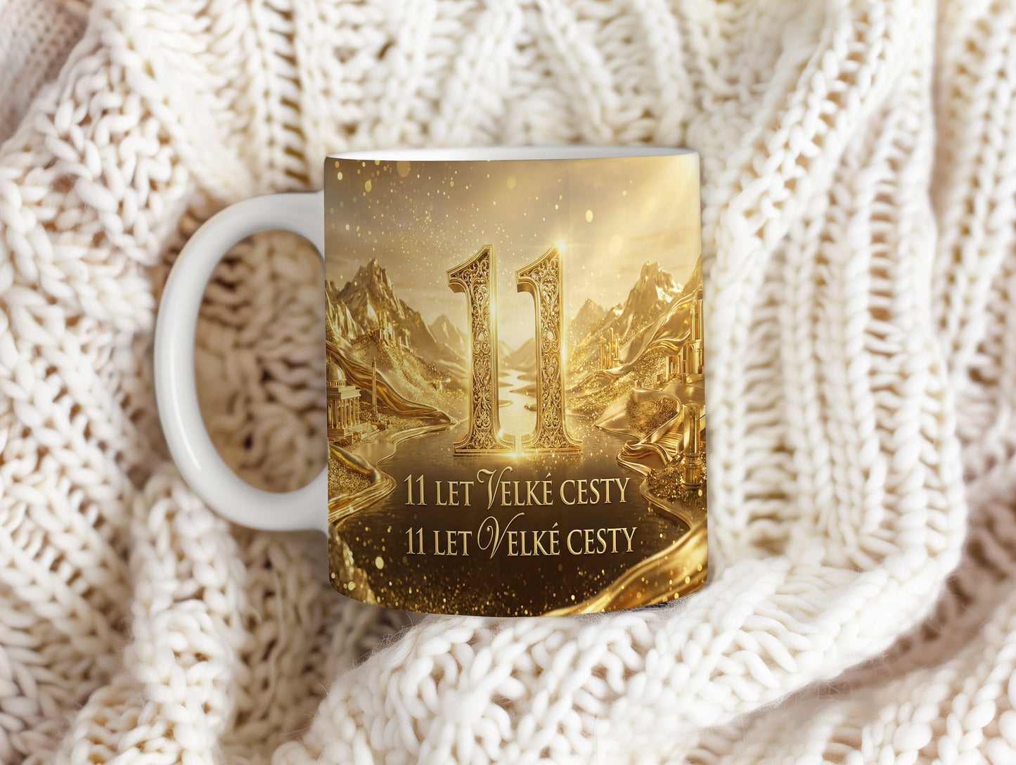 Narozeninový hrnek 11 let – 11 LET VELKÉ CESTY
