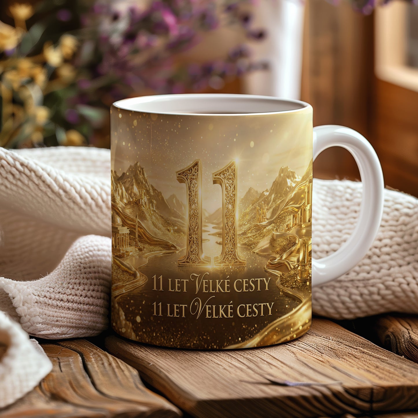 Narozeninový hrnek 11 let – 11 LET VELKÉ CESTY