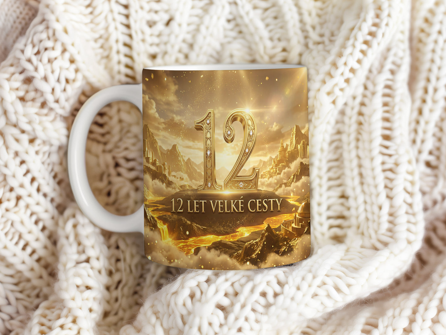 Narozeninový hrnek 12 let – 12 LET VELKÉ CESTY