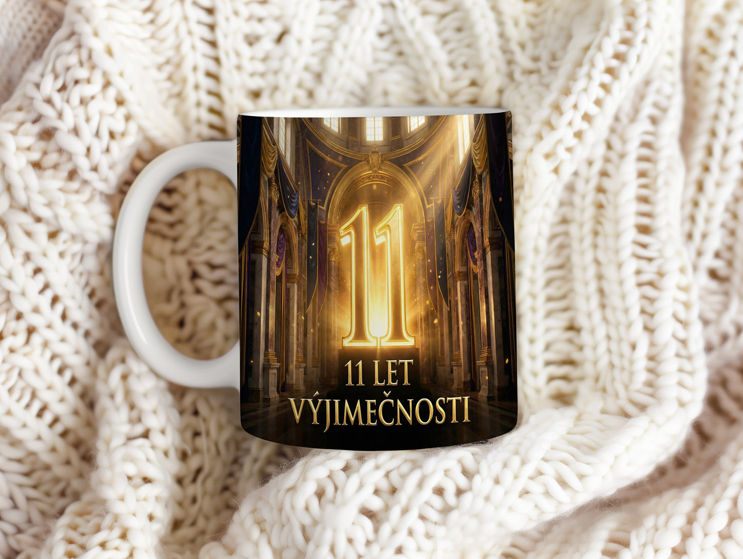 Narozeninový hrnek 11 let – 11 LET VÝJIMEČNOSTI