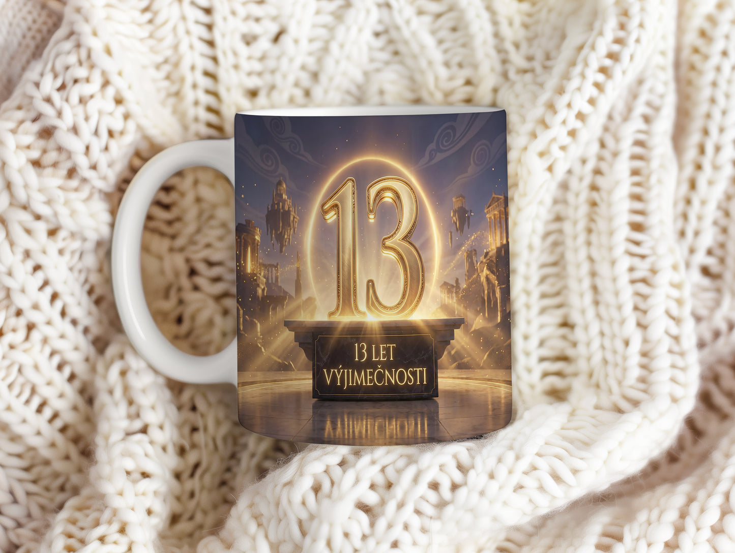 Narozeninový hrnek 13 let – 13 LET VÝJIMEČNOSTI