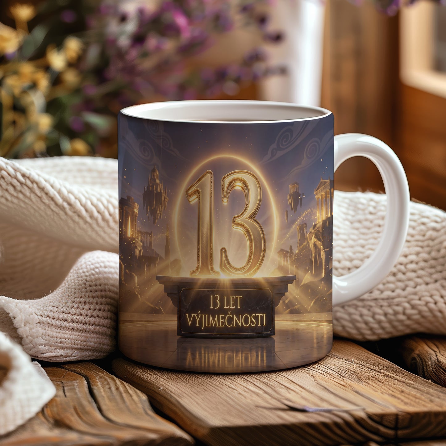 Narozeninový hrnek 13 let – 13 LET VÝJIMEČNOSTI