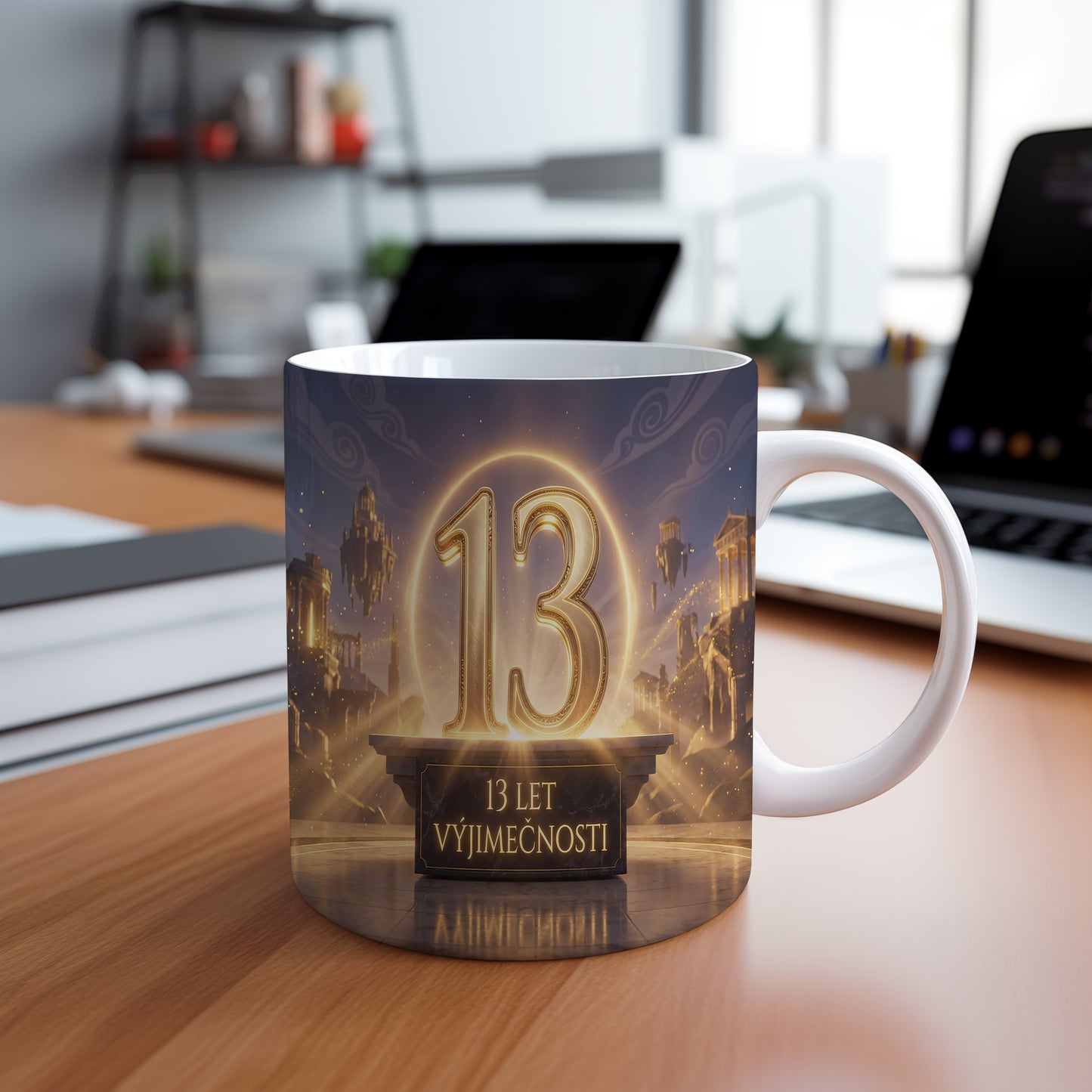 Narozeninový hrnek 13 let – 13 LET VÝJIMEČNOSTI