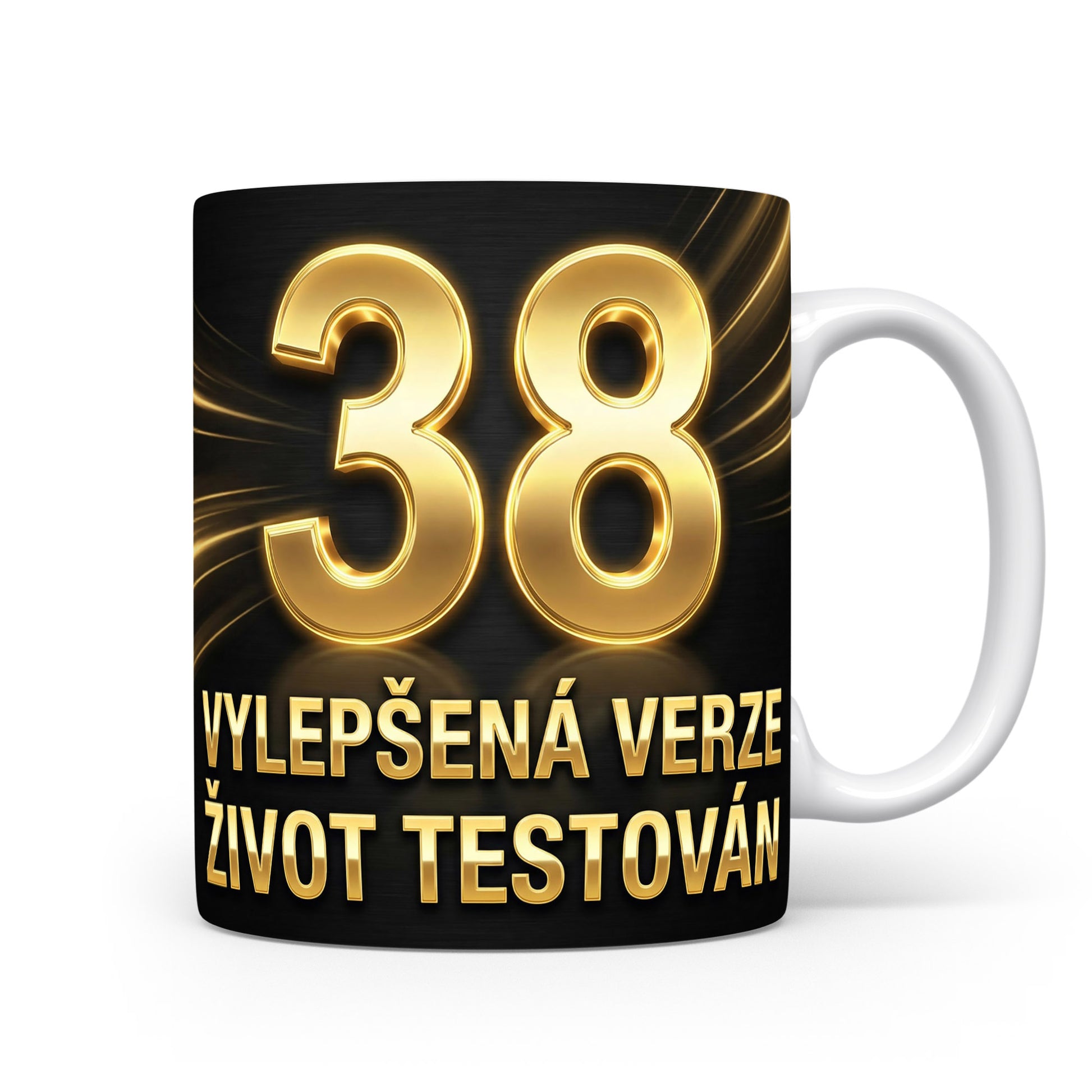 Narozeninový hrnek s číslem 38