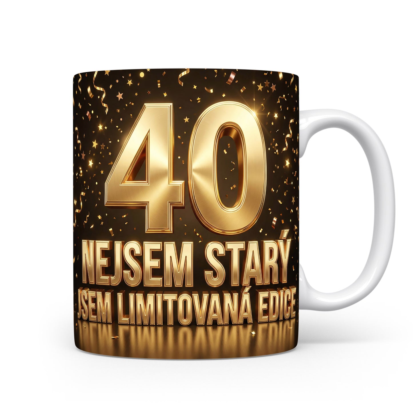 Hrnček s nápisem k 40. narozeninám