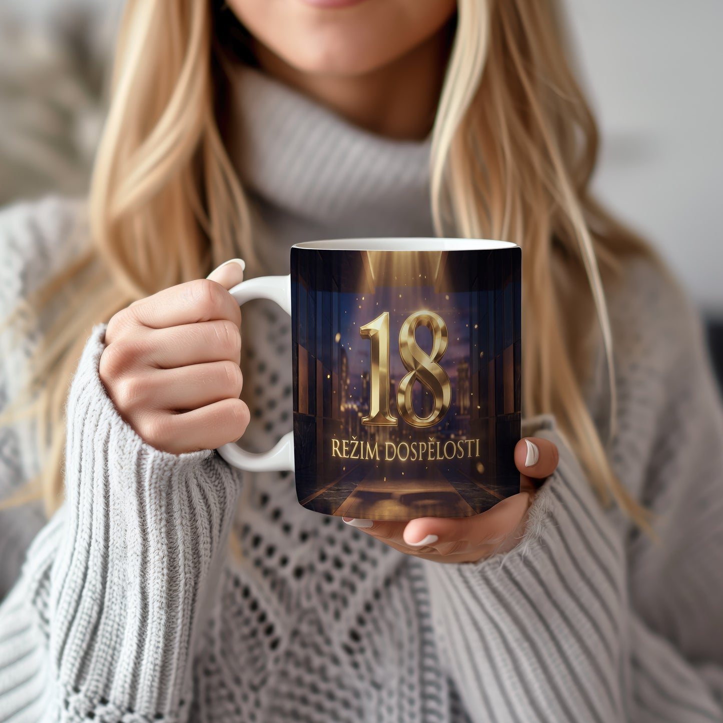 Narozeninový hrnek 18 let – REŽIM DOSPĚLOSTI