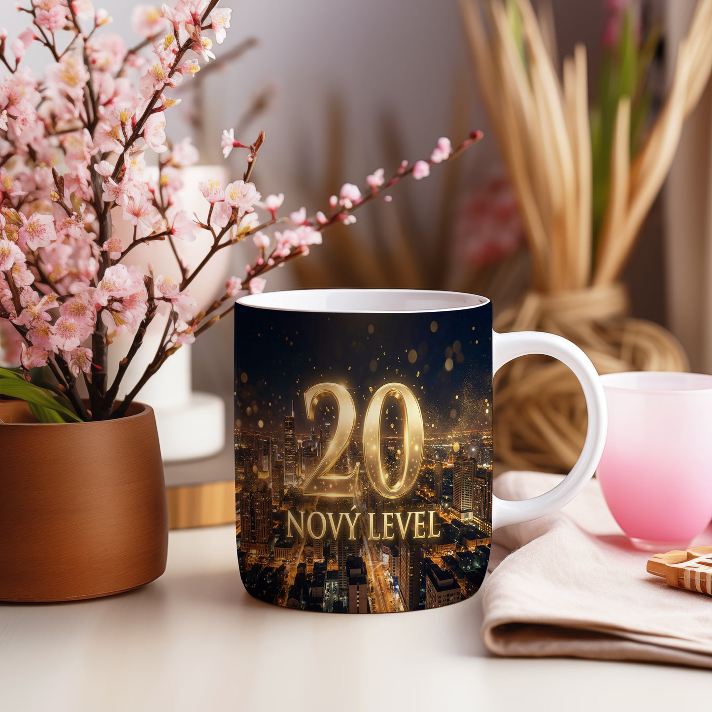 Narozeninový hrnek 20 let – NOVÝ LEVEL