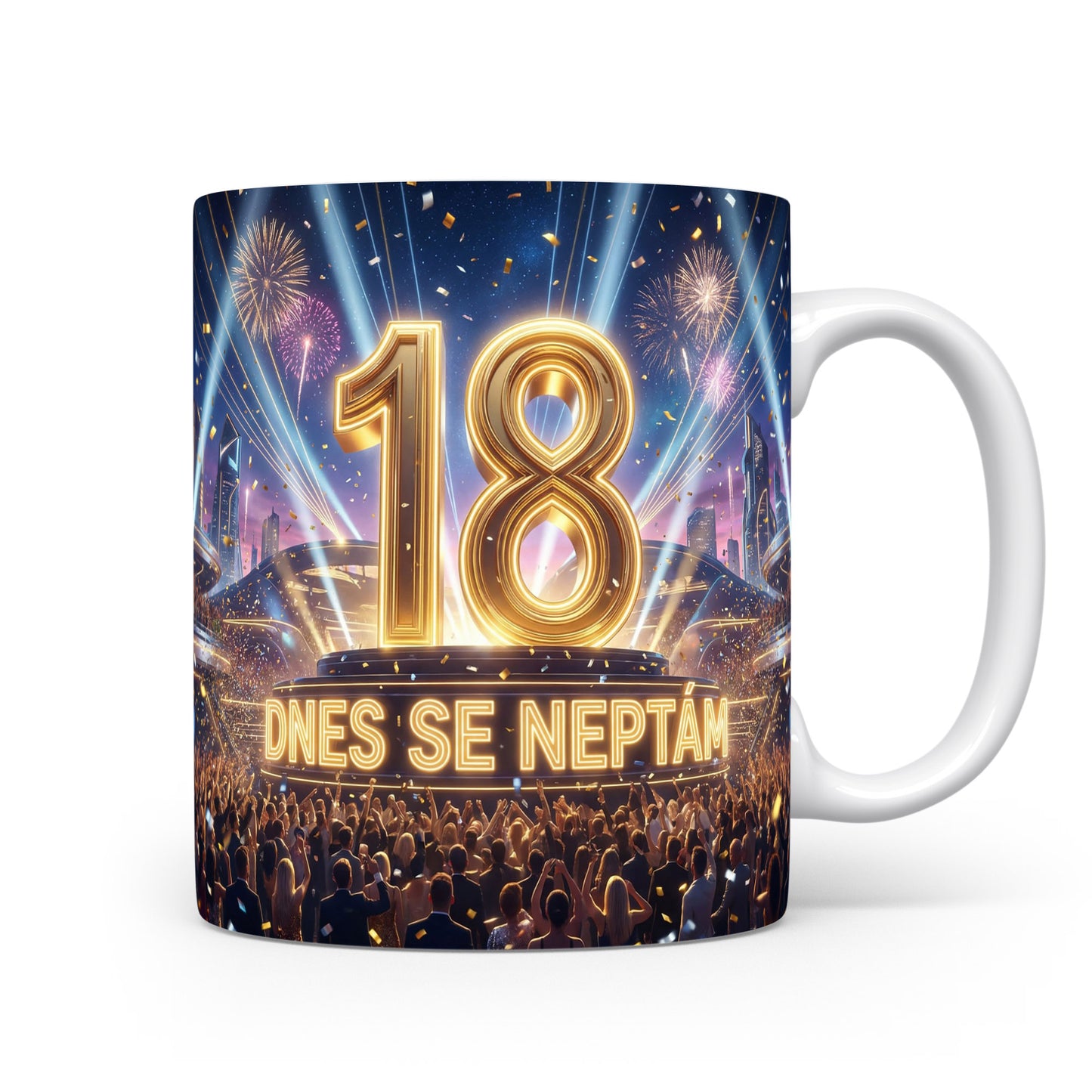 Hrnček s nápisem DNES SE NEPTÁM