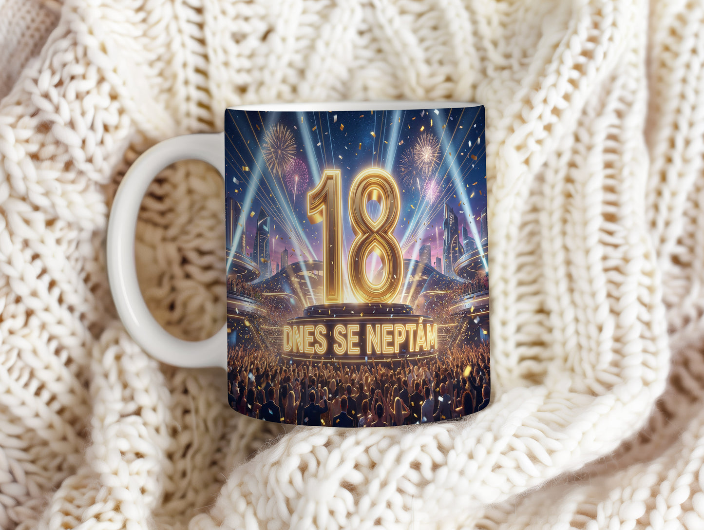 Narozeninový hrnek 18 let – DNES SE NEPTÁM