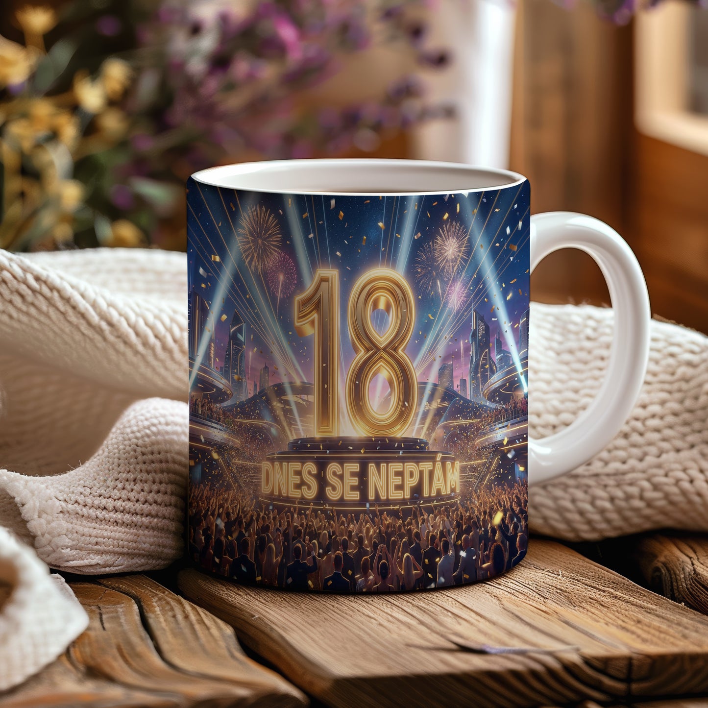 Narozeninový hrnek 18 let – DNES SE NEPTÁM