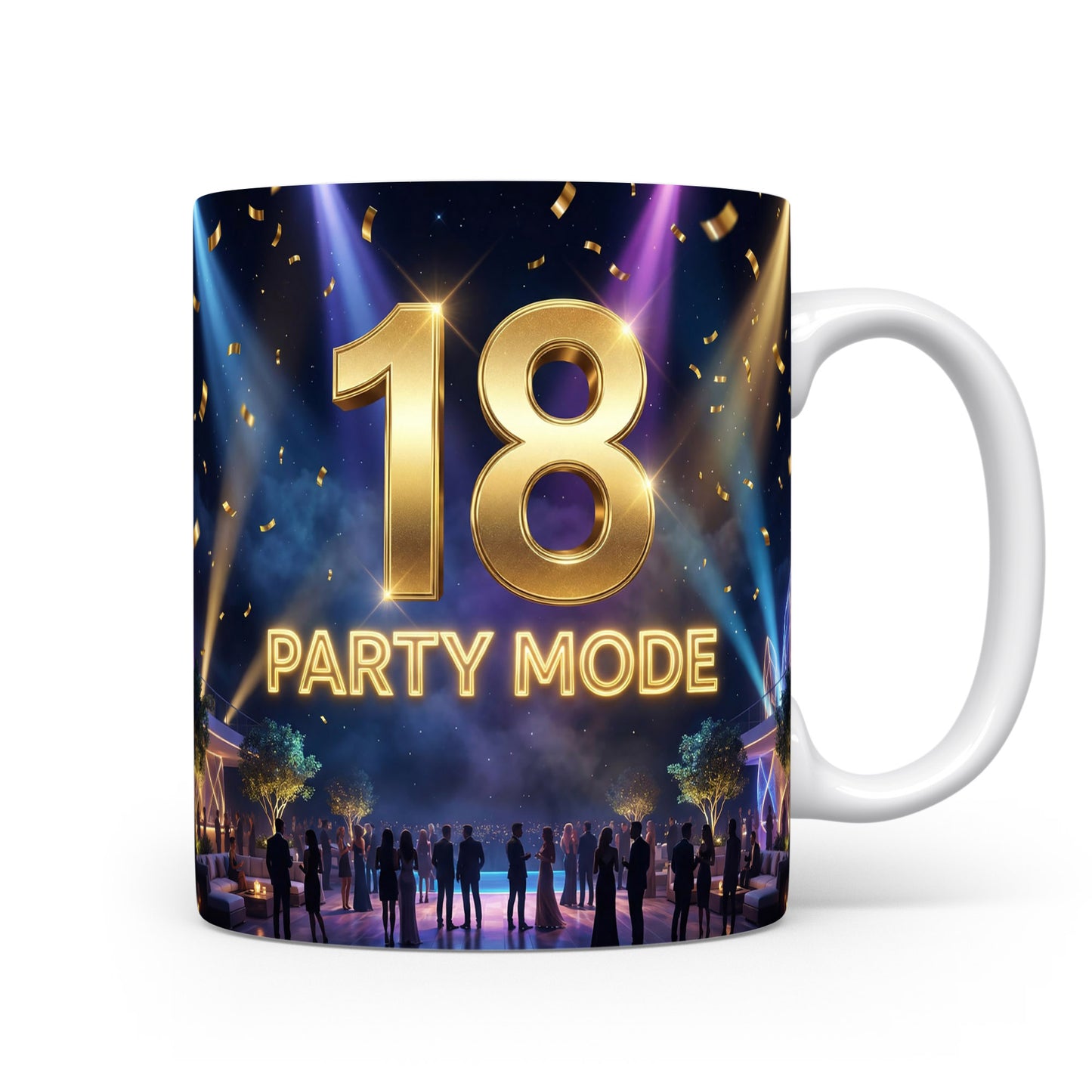 Narozeninový hrnek s nápisem PARTY MODE