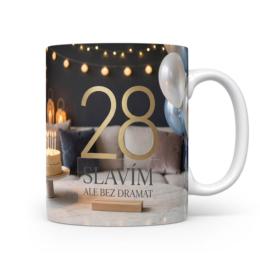 Narozeninový hrnek s číslem 28