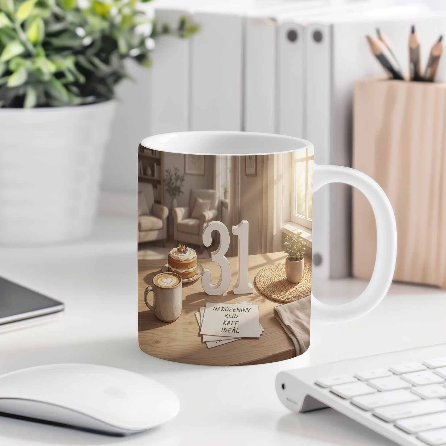 Narozeninový hrnek 31 let – NAROZENINY KLID KAFE IDEÁL
