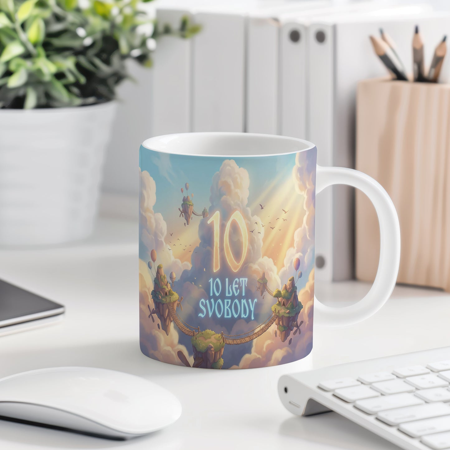 Narozeninový hrnek 10 let – 10 LET SVOBODY