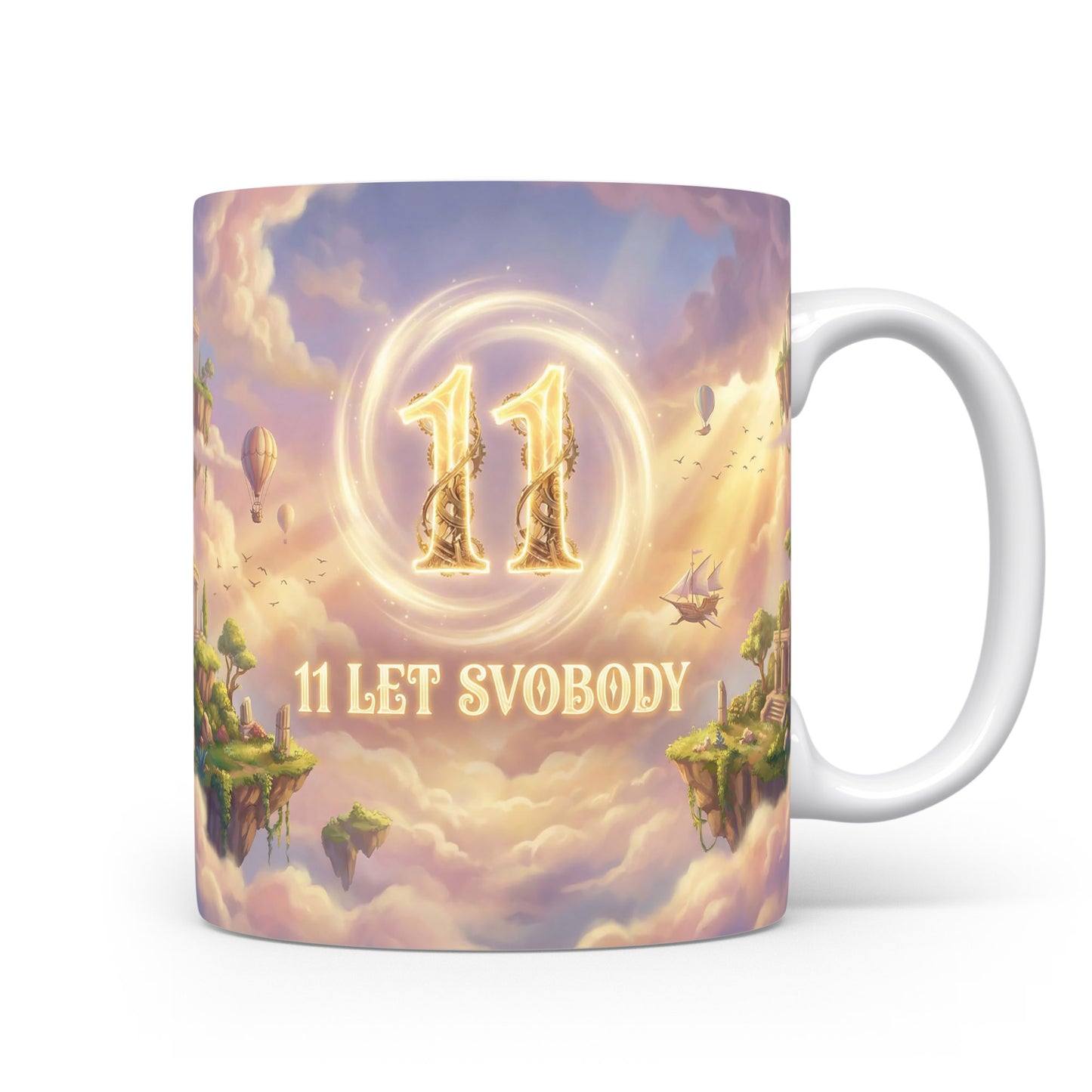 Hrnček s nápisem 11 let svobody