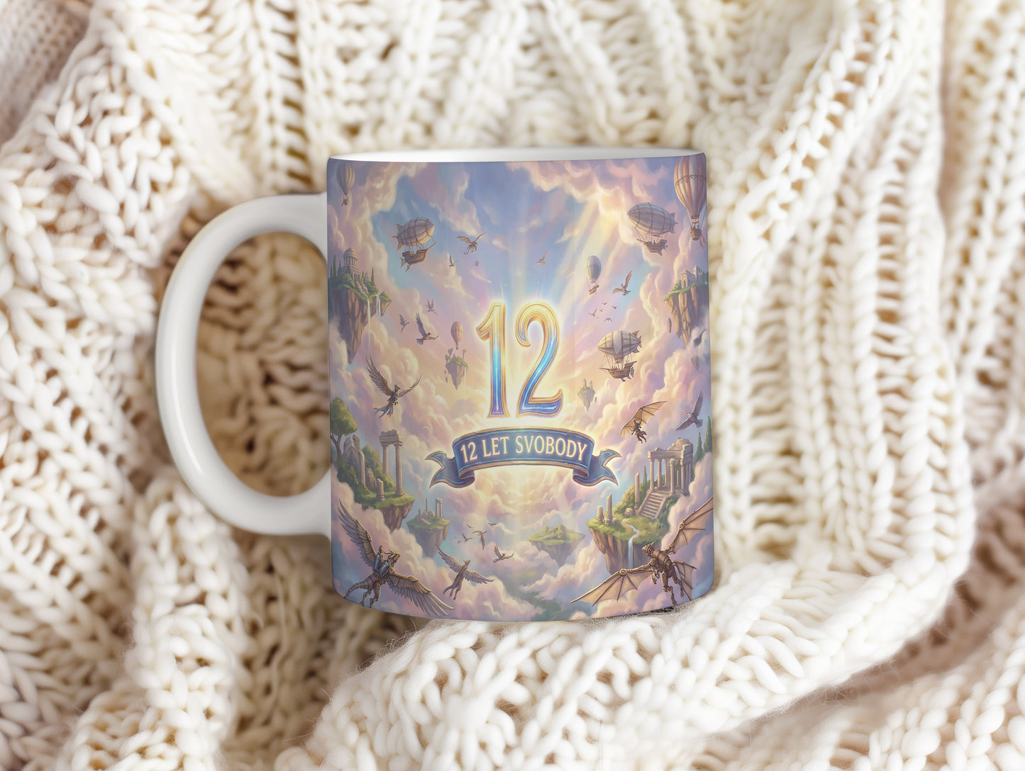 Narozeninový hrnek 12 let – 12 LET SVOBODY