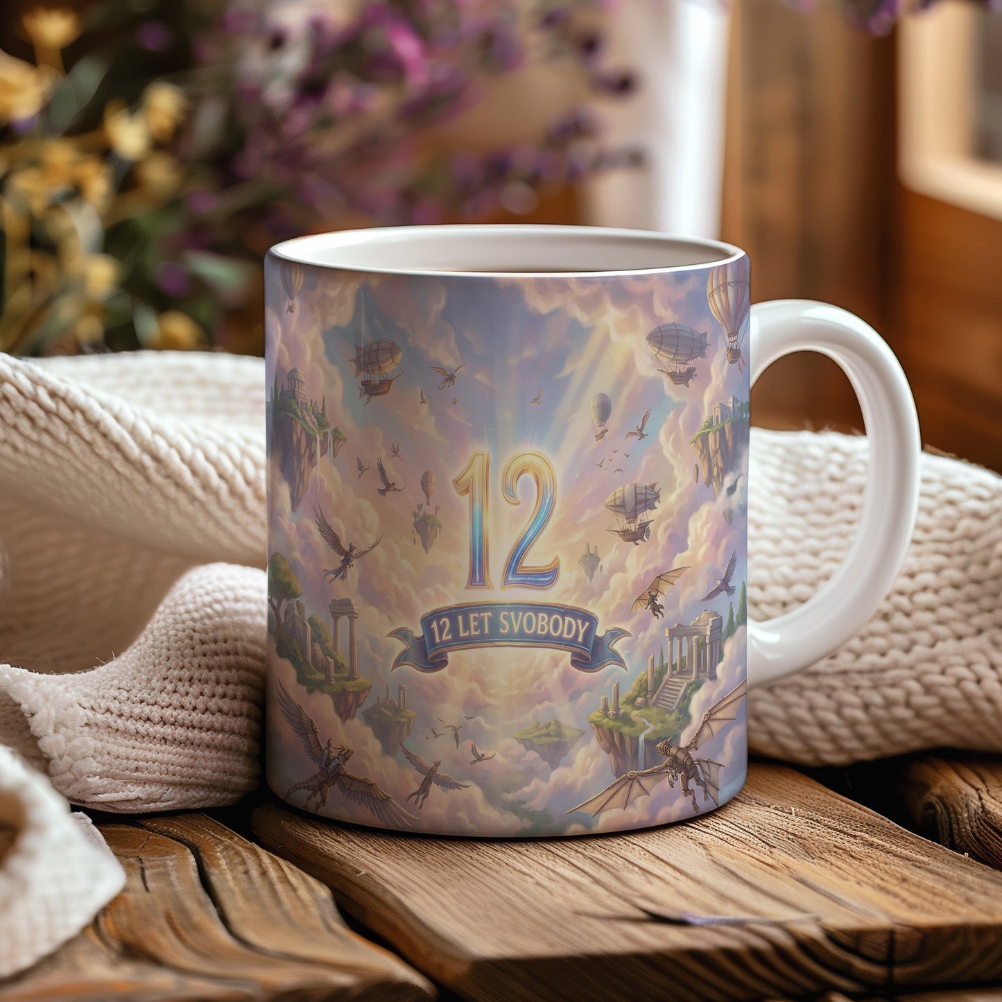 Narozeninový hrnek 12 let – 12 LET SVOBODY