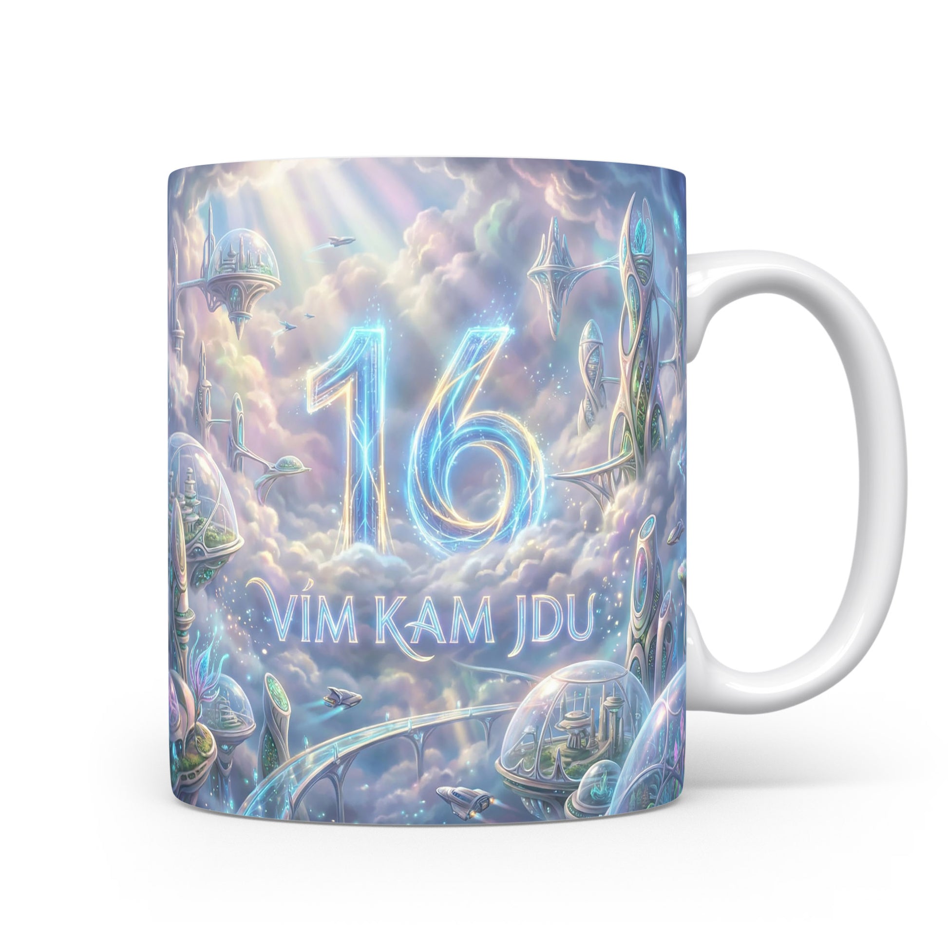 Narozeninový hrnek s věkem 16