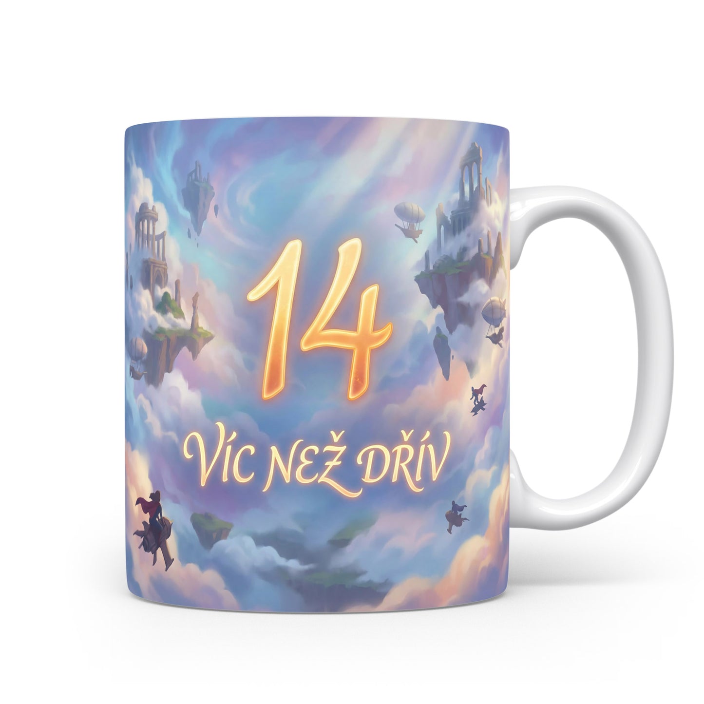 Narozeninový hrnek s věkem 14