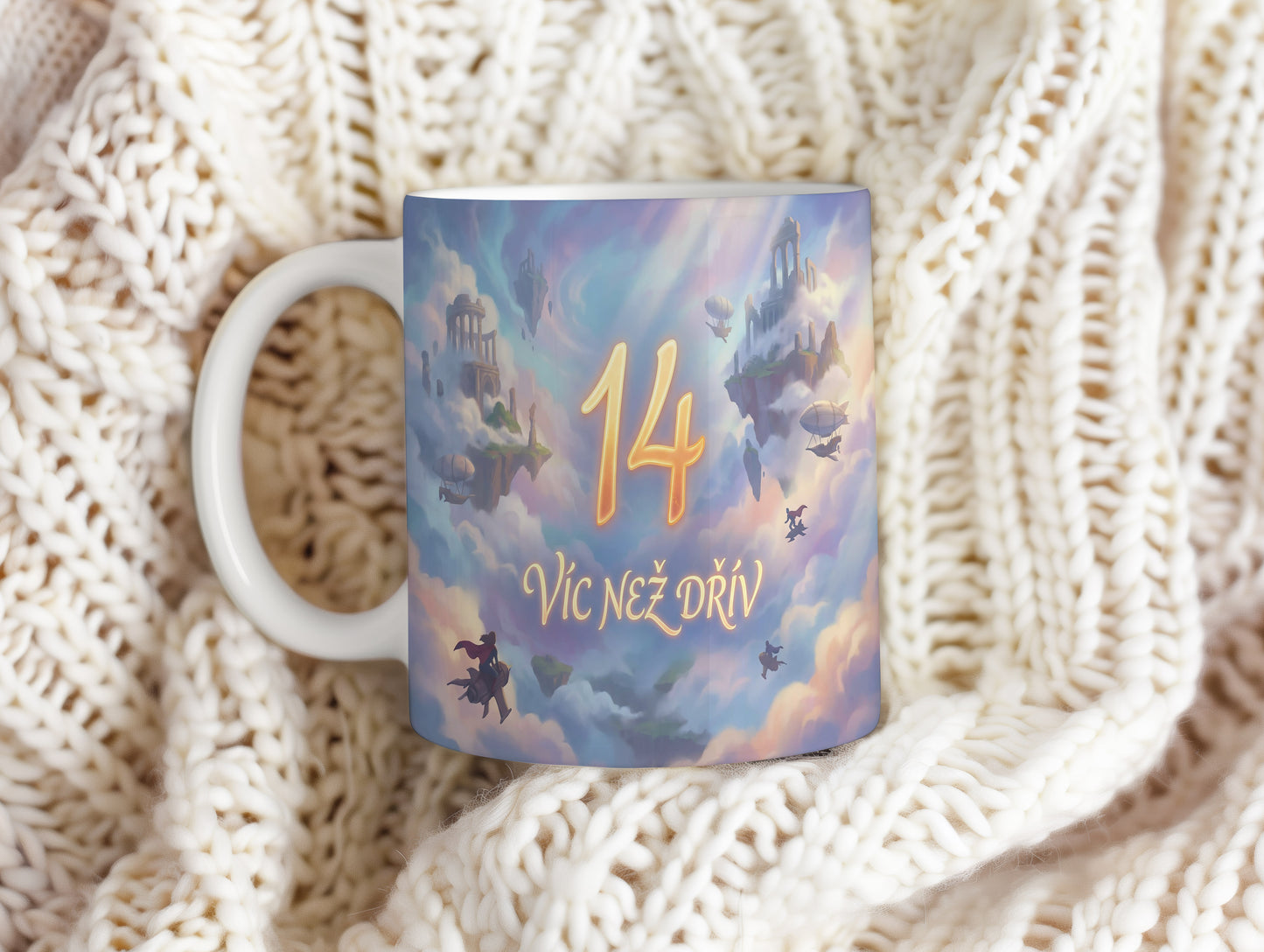 Narozeninový hrnek 14 let – VÍC NEŽ DŘÍV