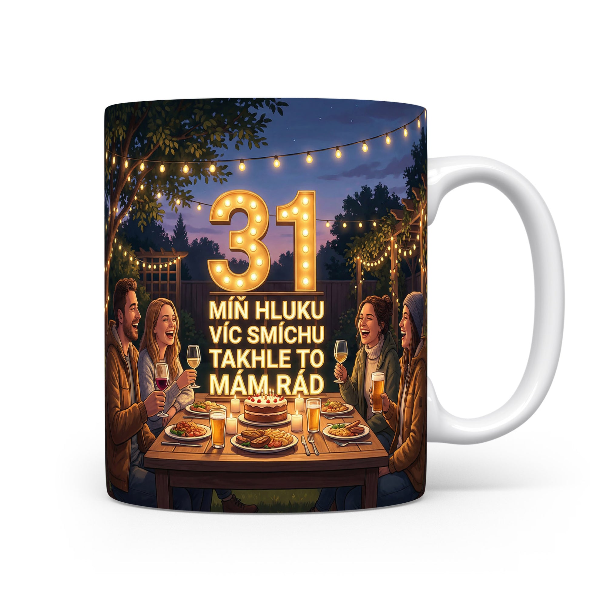 Narozeninový hrnek s věkem 31