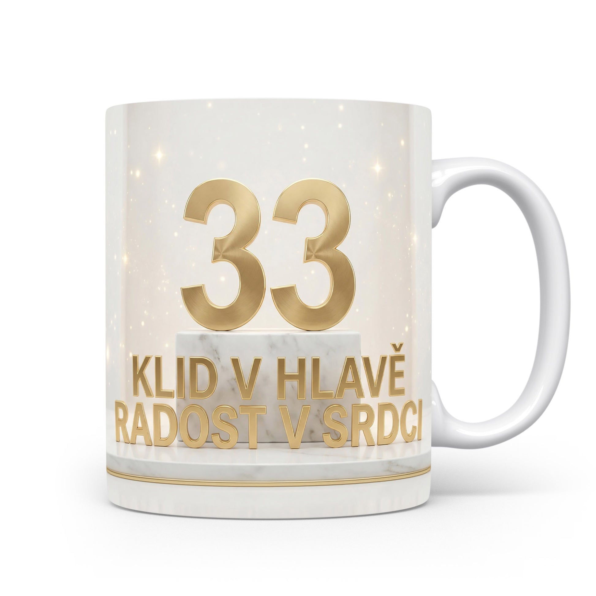 Narozeninový hrnek s číslem 33